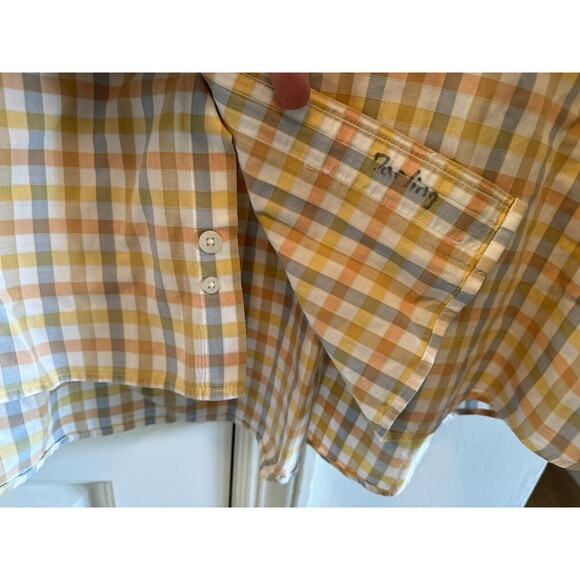 Alan Flusser Shirt Mens 2XL Multicolor Button Up Long Sleeve Front Pocket - Picture 4 of 9